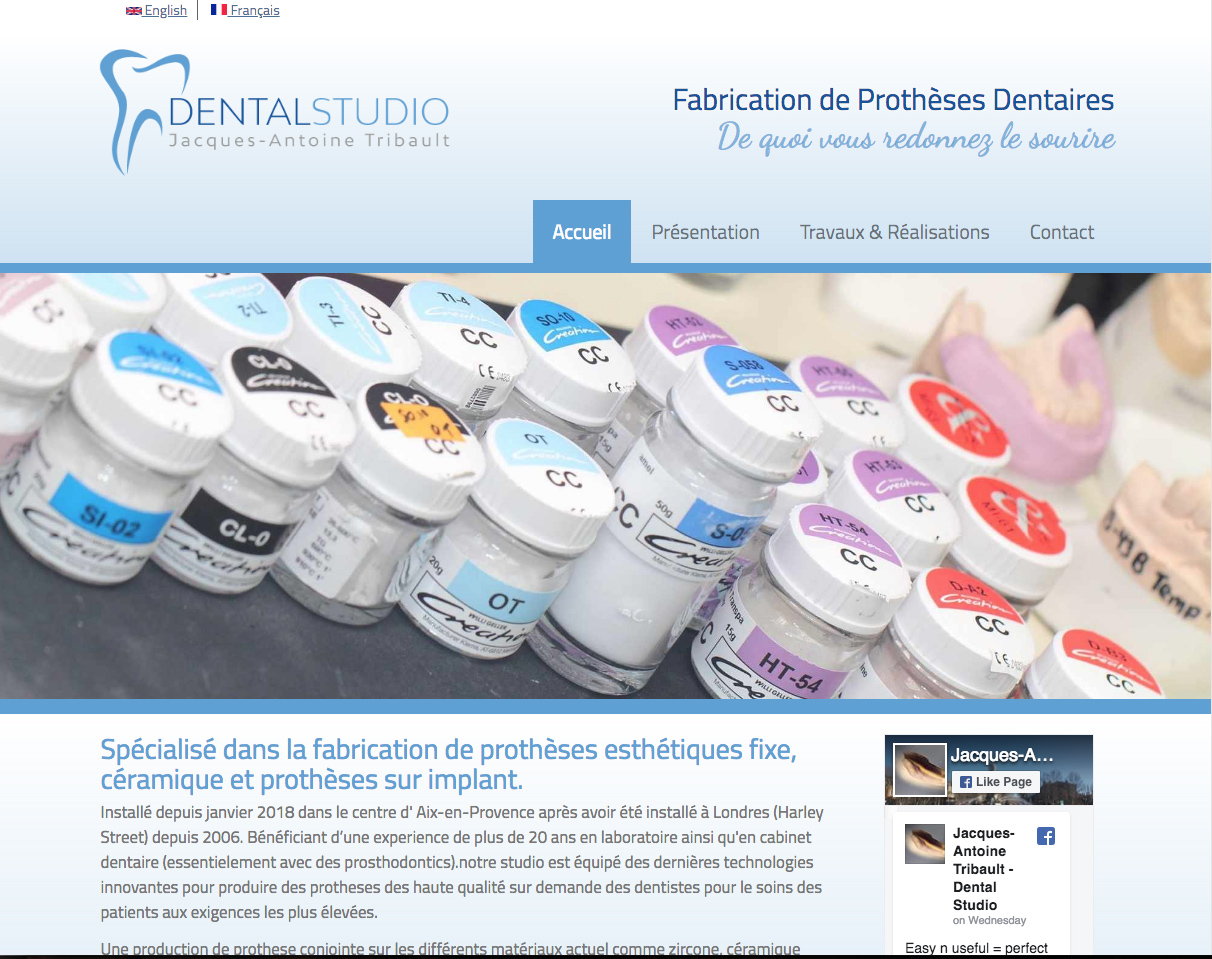 Jacques-Antoine Tribault, Dental Studio - Aix en Provence